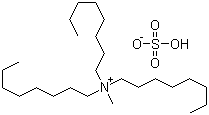 Methyltrioctylammonium hydrogen sulfate molecular structure (CAS 59158-14-4)