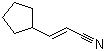 3-Cyclopentylacrylonitrile molecular structure (CAS 591769-05-0)