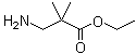 3-氨基-2,2-二甲基丙酸乙酯分子结构 (CAS 59193-77-0)