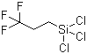 三氟丙基三氯硅烷分子结构 (CAS 592-09-6)