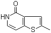 2-甲基噻吩并[3,2-c]吡啶-4(5H)-酮分子结构 (CAS 59207-23-7)
