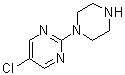 1-(5-氯-2-嘧啶基)哌嗪分子结构 (CAS 59215-40-6)