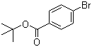 4-溴苯甲酸叔丁酯分子结构 (CAS 59247-47-1)