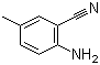 2-氨基-5-甲基苯腈分子结构 (CAS 5925-93-9)