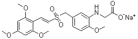 Rigosertib sodium molecular structure (CAS 592542-60-4)