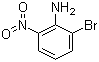 2-溴-6-硝基苯胺分子结构 (CAS 59255-95-7)