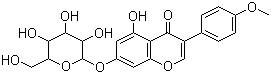 鸡豆黄素配糖物分子结构 (CAS 5928-26-7)