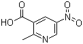 结构式 CAS# 59290-81-2, 2-甲基-5-硝基烟酸