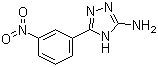 5-(3-硝基苯基)-4H-1,2,4-三唑-3-胺分子结构 (CAS 59301-20-1)