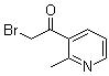 2-溴-1-(2-甲基吡啶-3-基)乙酮分子结构 (CAS 593270-82-7)