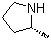 (S)-2-甲基吡咯烷分子结构 (CAS 59335-84-1)