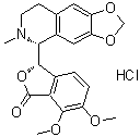 beta-白毛莨碱盐酸盐分子结构 (CAS 5936-28-7)