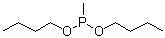 甲基亚膦酸二丁酯分子结构 (CAS 59360-02-0)