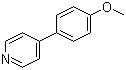 4-(4-甲氧基苯基)吡啶分子结构 (CAS 5938-16-9)