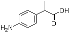 2-(4-Aminophenyl)propanoic acid molecular structure (CAS 59430-62-5)