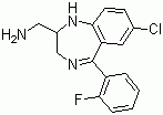 咪达唑仑分子结构 (CAS 59467-64-0)