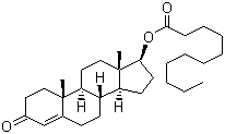 十一酸睾丸素分子结构 (CAS 5949-44-0)