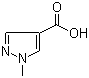 1-甲基吡唑-4-甲酸分子结构 (CAS 5952-92-1)