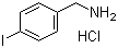结构式 CAS# 59528-27-7, 4-碘苄胺盐酸盐; 对碘苄胺盐酸盐