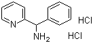 苯基(2-吡啶基)甲胺盐酸盐分子结构 (CAS 59575-91-6)