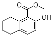 结构式 CAS# 59604-96-5, 5,6,7,8-四氢-2-羟基-1-萘羧酸甲酯