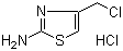 2-氨基-4-氯甲基噻唑盐酸盐分子结构 (CAS 59608-97-8)