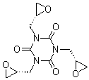 beta-异氰脲酸三缩水甘油酯分子结构 (CAS 59653-74-6)