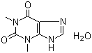 茶碱一水合物分子结构 (CAS 5967-84-0)