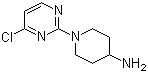 1-(4-氯嘧啶-2-基)哌啶-4-胺分子结构 (CAS 596818-00-7)