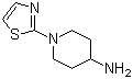 1-(噻唑-2-基)哌啶-4-胺分子结构 (CAS 596818-05-2)
