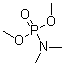 (二甲基胺基)磷酸二甲酯分子结构 (CAS 597-07-9)