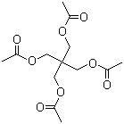 季戊四醇四乙酸酯分子结构 (CAS 597-71-7)