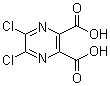 5,6-Dichloropyrazine-2,3-dicarboxylic acid molecular structure (CAS 59715-45-6)