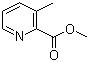 3-甲基吡啶-2-甲酸甲酯分子结构 (CAS 59718-84-2)