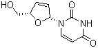2',3'-二脱氢-2',3'-二脱氧尿苷分子结构 (CAS 5974-93-6)