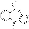 10-甲氧基-4H-苯并[4,5]环庚三烯并[1,2-b]噻吩-4-酮分子结构 (CAS 59743-84-9)