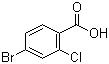 4-溴-2-氯苯甲酸分子结构 (CAS 59748-90-2)