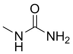 Methylurea molecular structure (CAS 598-50-5)