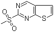 2-(Methanesulfonyl)thieno[2,3-d]pyrimidine molecular structure (CAS 598298-12-5)