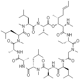 异构环孢菌素 A分子结构 (CAS 59865-16-6)