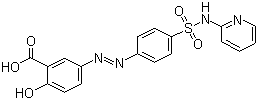 柳氮磺吡啶分子结构 (CAS 599-79-1)