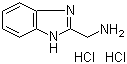 1H-苯并咪唑-2-甲胺二盐酸盐分子结构 (CAS 5993-91-9)