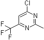 4-氯-2-甲基-6-三氟甲基嘧啶分子结构 (CAS 5993-98-6)