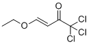 (E)-1,1,1-三氯-4-乙氧基丁-3-烯-2-酮分子结构 (CAS 59938-07-7)