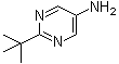 5-氨基-2-叔丁基嘧啶分子结构 (CAS 59950-55-9)