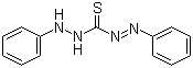 structure of CAS# 60-10-6, Dithizone;Diphenylthiocarbazone; 1,5-Diphenyl-3-thiocarbazone
