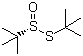 (S)-(-)-叔丁基亚磺酸硫代叔丁酯分子结构 (CAS 60011-16-7)