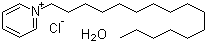 十六烷基氯化吡啶分子结构 (CAS 6004-24-6)
