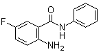 2-氨基-5-氟-N-苯基苯甲酰胺分子结构 (CAS 60041-89-6)