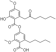 Confluentic acid分子结构 (CAS 6009-12-7)